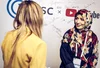 Die jemenitische Friedensnobelpreisträgerin Tawakkol Karman mit Diana zur Löwen