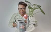 Photo of The Leca Queen, Nora, holding plants and a watering can