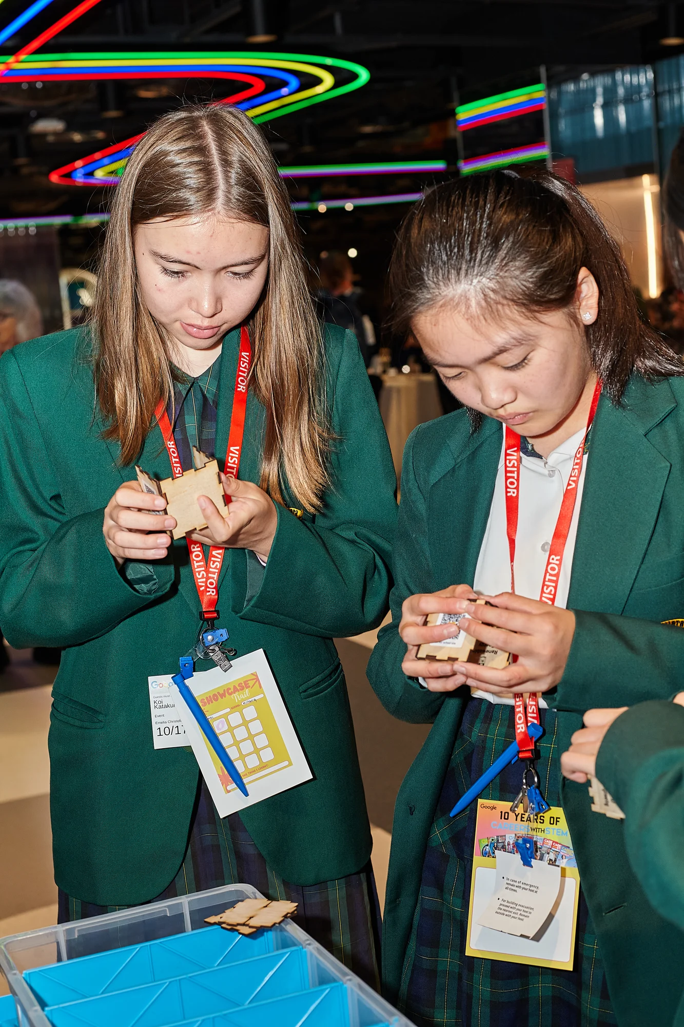 Students take part in the Google Careers with STEM event