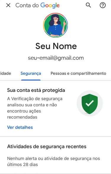 VERIFICAÇÃO de SEGURANÇA GOOGLE [Mais Segurança em sua conta