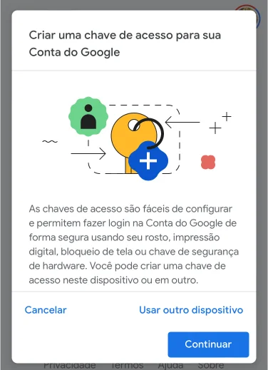 Criação de Contas e Login