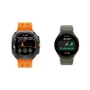 Samsung Watch Ultra and Watch7 displaying health monitoring capabilities and workout summaries