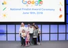 doodle 4 google winner on stage