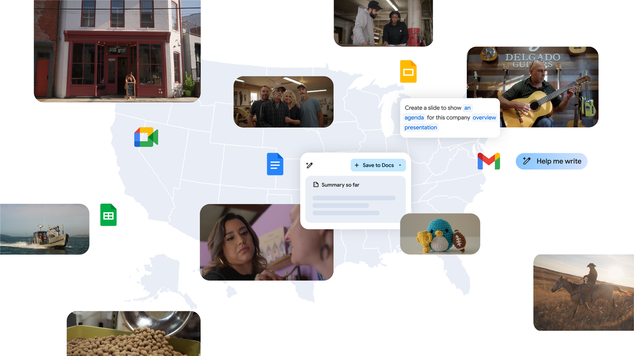 New Google ads show 50 small businesses using Gemini for Workspace New Google ads show 50 small businesses using Gemini for Workspace