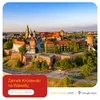 Wizerunek Zamku Królewskiego na Wawelu. Karta tytułowa brzmi: „Zamek Królewski na Wawelu”. Poniżej pasek ocen 5 gwiazdek, wskazujący średni wynik 4,7 i otrzymane 135 201 recenzji.