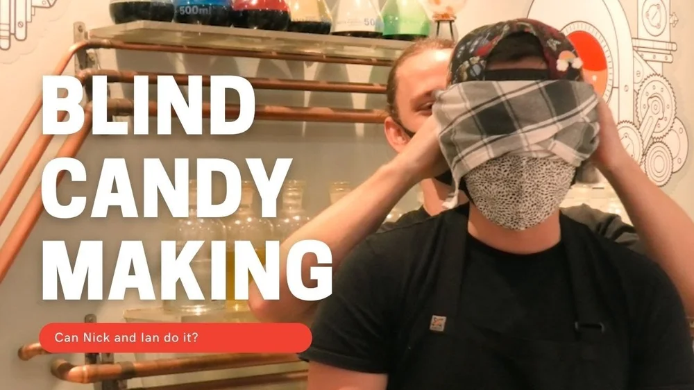 Sticky: Blindfolded Candy Making Challenge