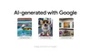 AI generated images with Google