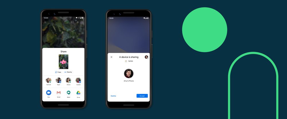 Instantly share files with people around you with Nearby Share