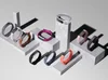 Fitbit Alta HR displayed on blocks in multiple colors