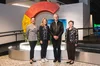 Ambassador Kennedy, Dr. Edwin Schlossberg, Consul General Christine Elder and Mel Silva photographed at today's event