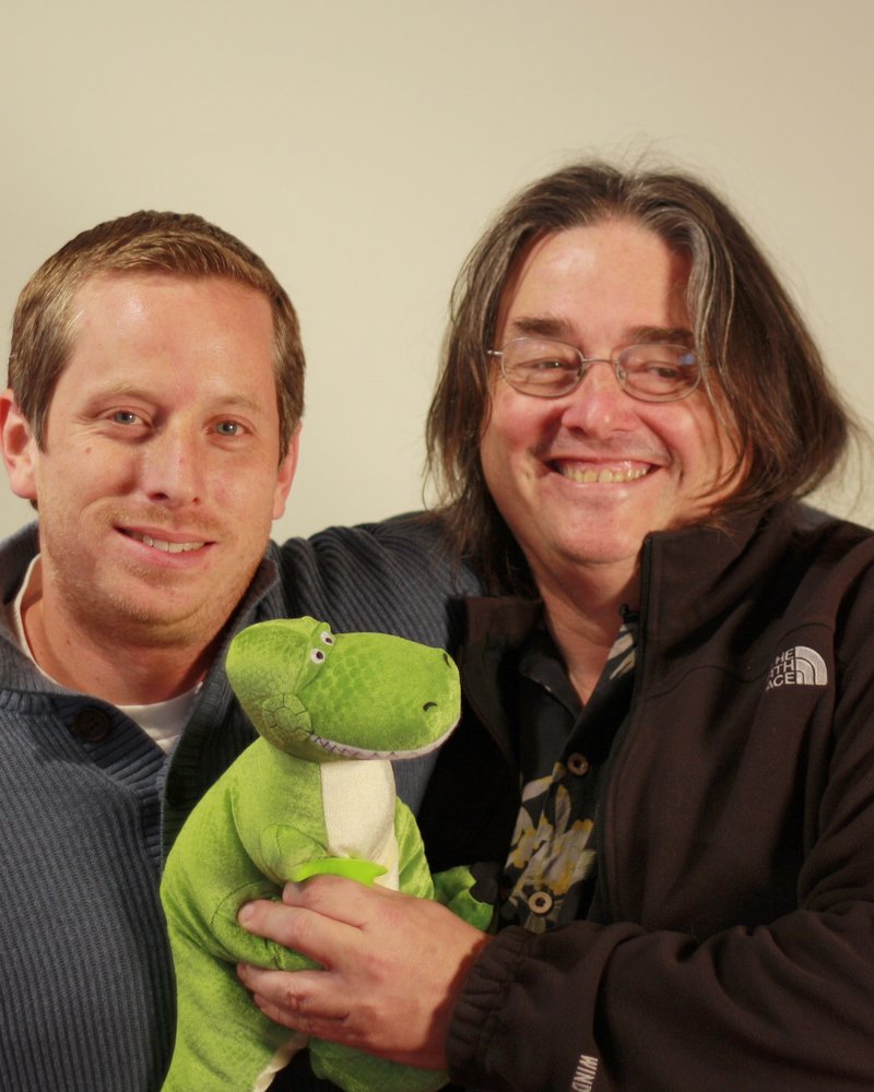 Mark Meyer (left) - Research Group Lead at Pixar and John Anderson (right) - Principal Scientist at Google Research during their shared time at Pixar