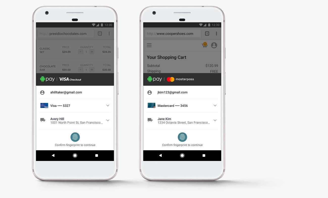 Android Pay partners with Visa and Mastercard to bring simple checkout to more places online