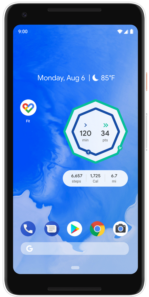 android phone widget screen