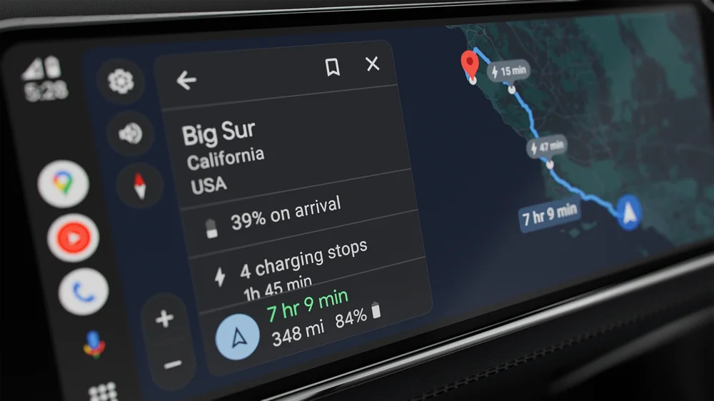 Google releases new Android Auto with revised design, digital car