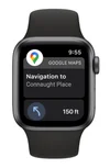 Smartwatch che mostra integrazione con Google Maps.