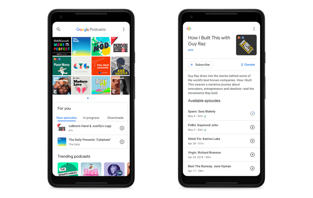 Google Podcasts comes to Android