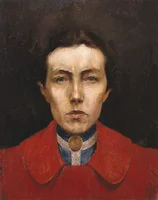 Self-portrait of artist Aurélia de Sousa