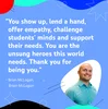 Brian McLogan expresses appreciation during Teacher Appreciation Week