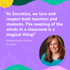 Kimberly Hatch Harrison of Socratica expresses gratitude during Teacher Appreciation Week