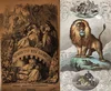 Zwei Beispiele aus dem digitalen Archiv der BSB: Die Märchen aus “Tausend und eine Nacht” sowie „Der Löwe“ ‒ Illustration aus „Die kleine Menagerie ‒ Schaulust für das zarte Jugendalter in Abbildungen der merkwürdigsten wilden Säugethiere“ (1854)