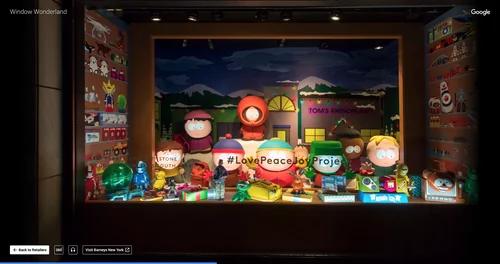 Google's virtual tour of New York's holiday window displays 