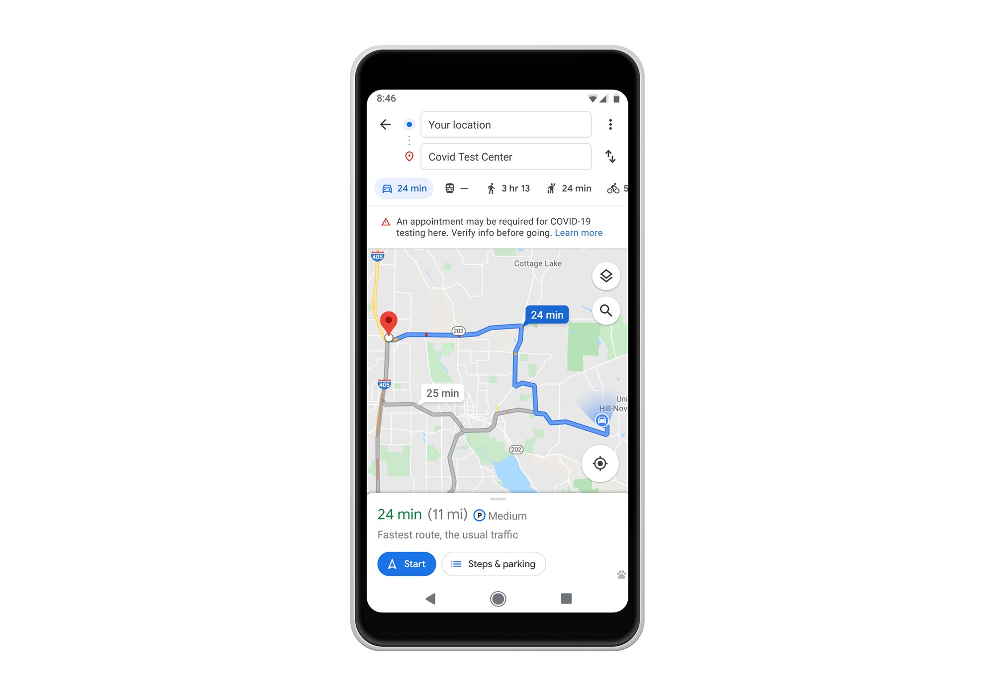 Get around safely with these new Google Maps features