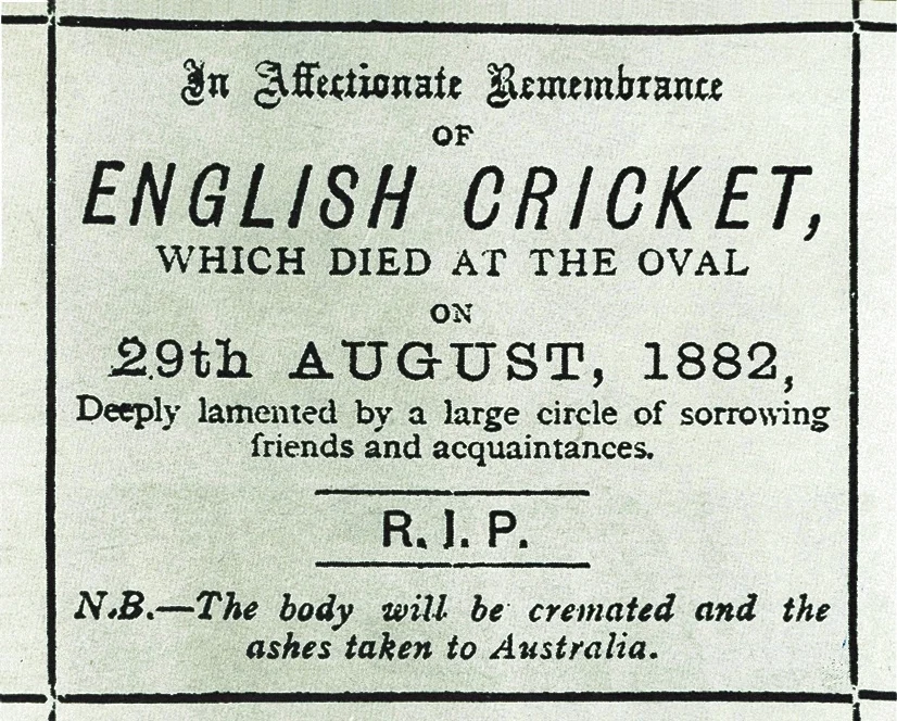 “Australia defeats England on home soil for the first time 1882.”