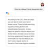 Google Assistant offers information and hope for Breast Cancer Awareness Month