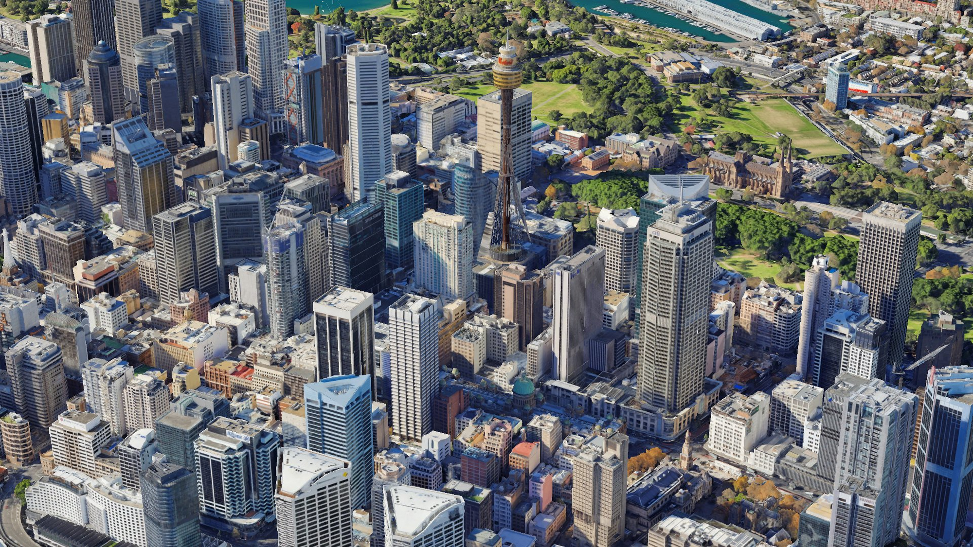 Down under, over and all around: Sydney in 3D on Google Earth