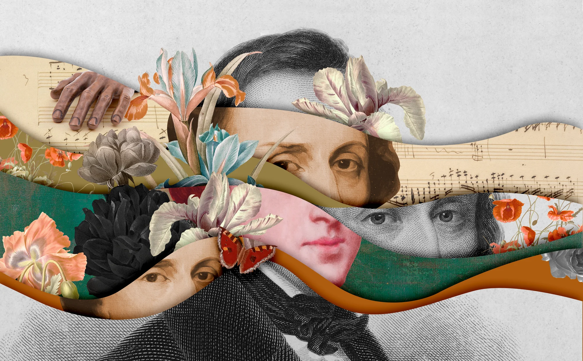 Artwork created by Beata Śliwińska BARRAKUZ, a graphic designer and illustrator and  a fan of collage.