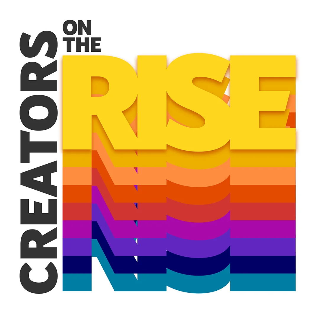 Logo of the column with RISE in coloured capital letters