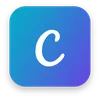 The Canva logo with a blog logo and "C" in the middle.
