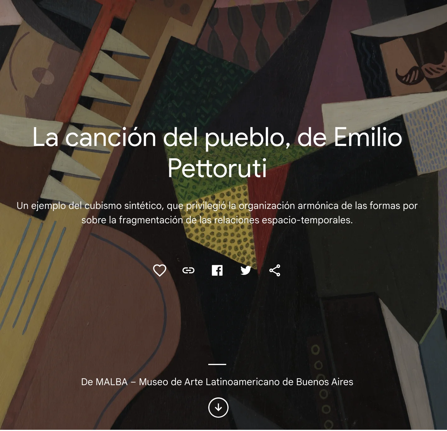 La Canción del Pueblo, de Emilio Pettoruti