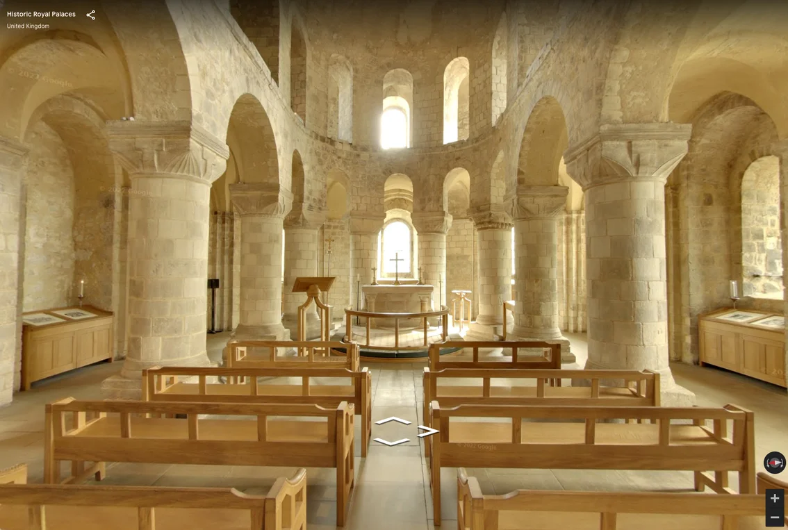 Street View of the chapel of St John the Evangelist