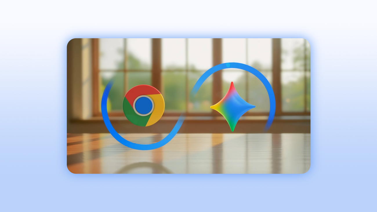 Gemini in Chrome India launch header published by Google