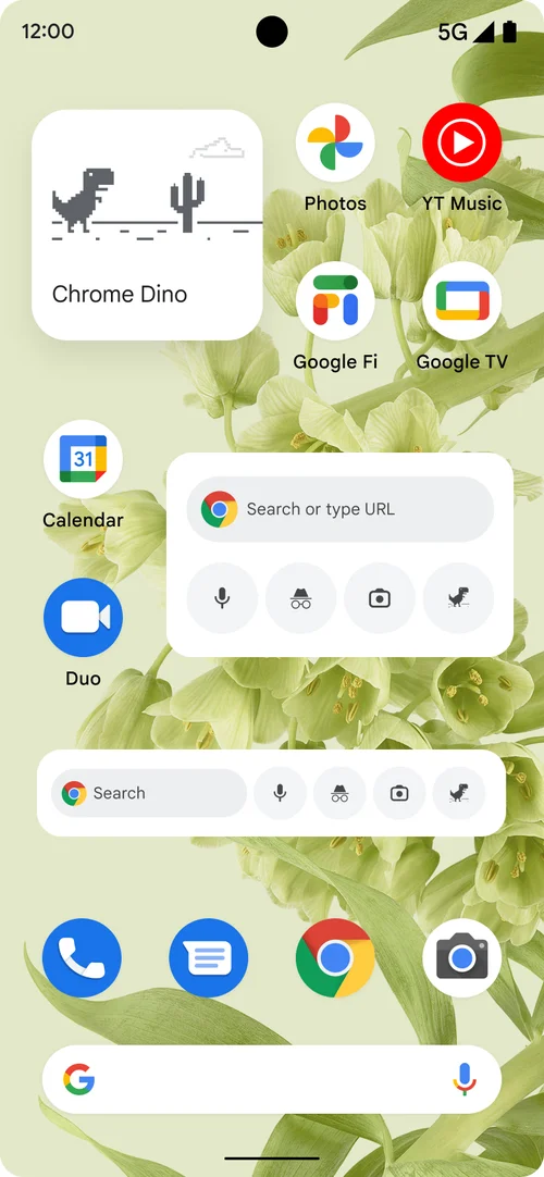 Google Chrome brings dinosaur game, other widgets right to your iPhone home  screen with new update