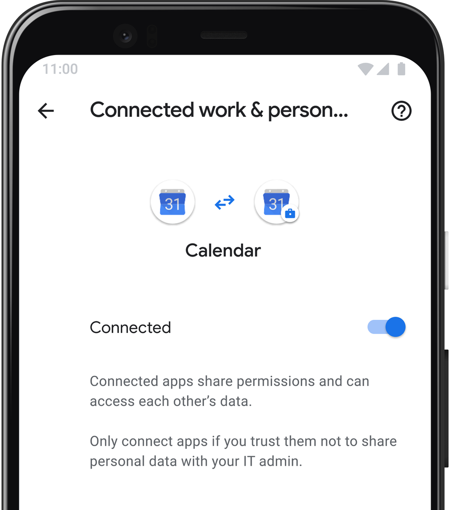 Connected calendar