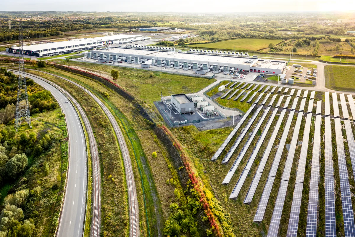 Centro de datos de Google en St. Ghislain, Bélgica.