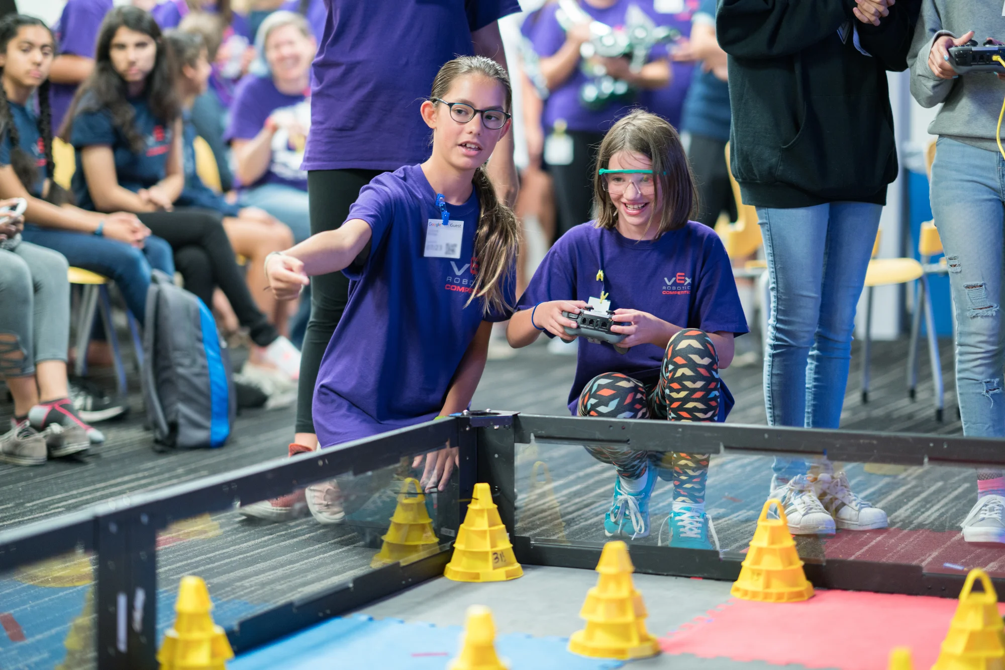 Google Hosts Kids Robotics Workshop — Columbia Community