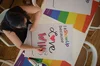 LGBTQ+ Pride sign at Google