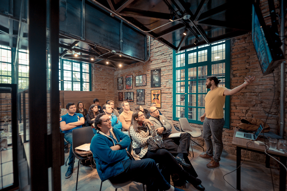 Founders take part in a workshop during IMPAQTO Labs’ program.