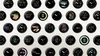 A grouping of more than 35 watch faces with various on-screen designs appear in several rows.