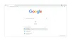Chrome new tab page with a card containing links to recent Google Drive files below the Search bar