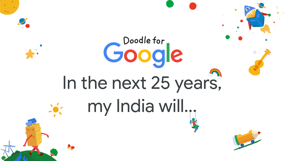 Time travel through India’s next 25 years with our Doodle For Google