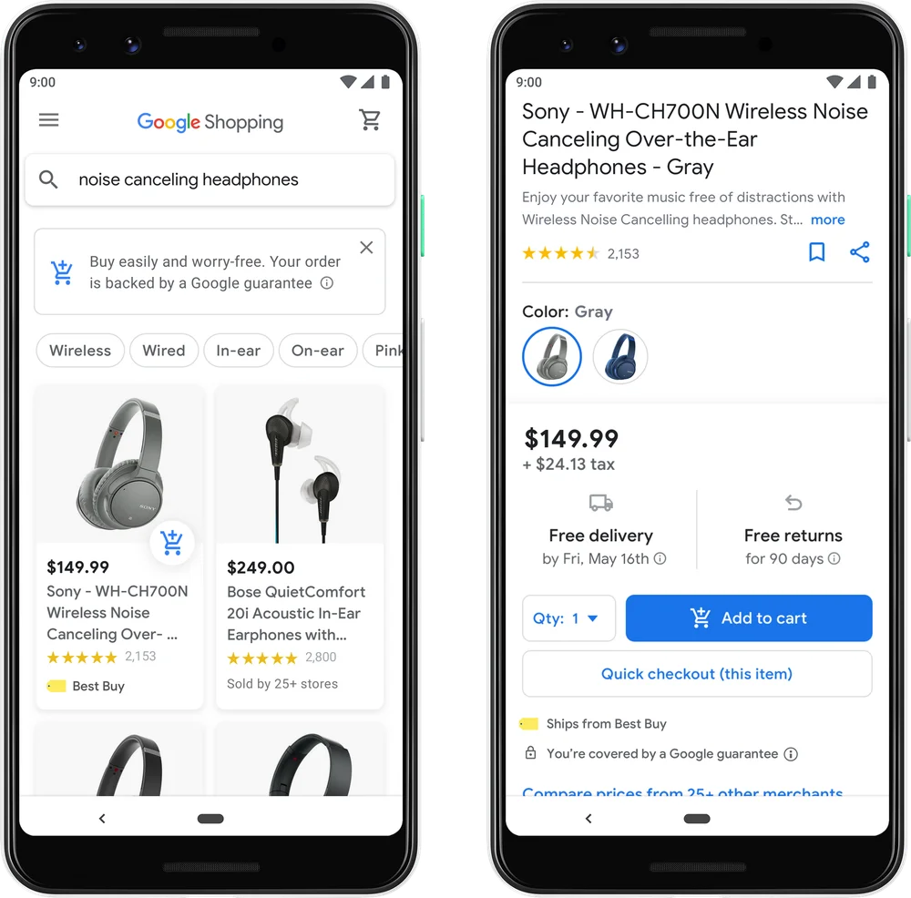Google Ads: Google Shopping Mock