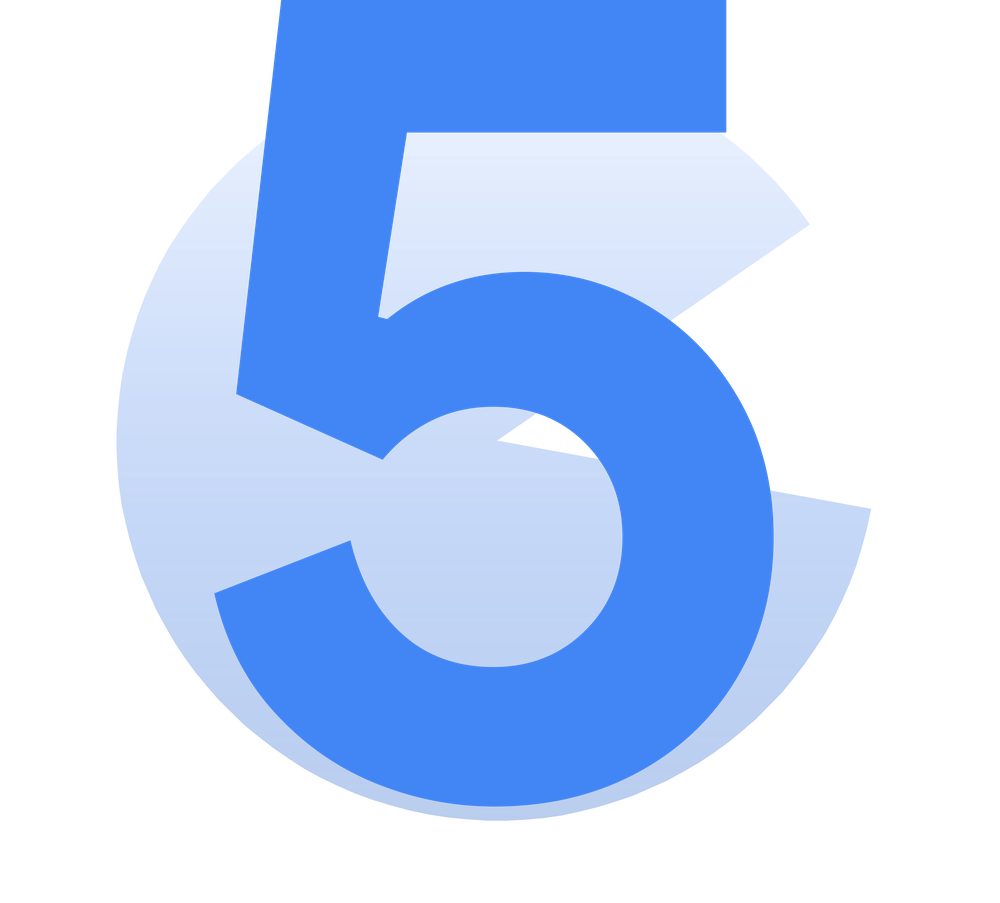 Your 2022 guide to Google Ad Manager 15 A blue number 5