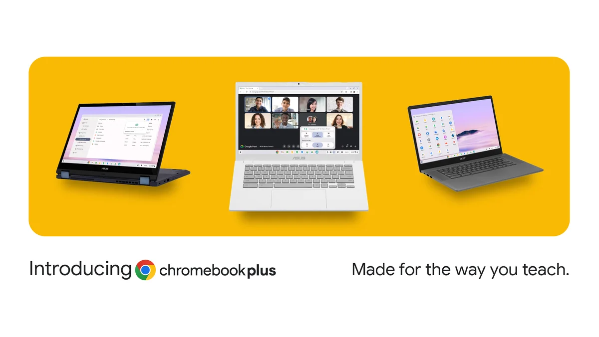 Chromebook Plus: New devices and features for educators