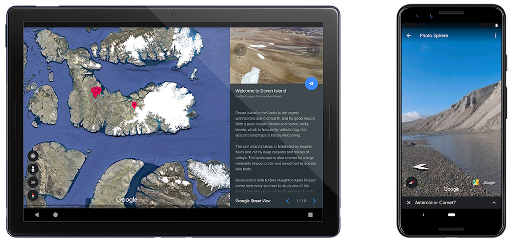 Visit Devon Island in Google Earth