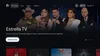 A Google TV Featured Carousel banner promoting Estrella TV