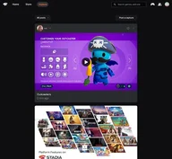 Explore Feed on Stadia Web